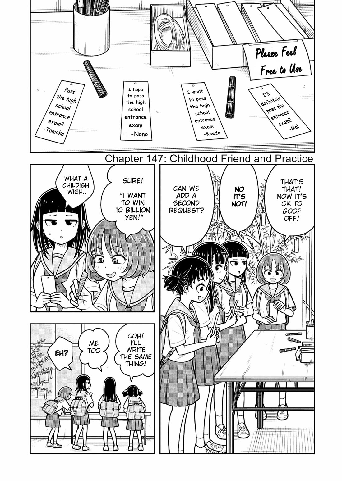 Starting Today She's My Childhood Friend Chapter 147 page 1 - Chapter 147: Childhood Friend and Practice