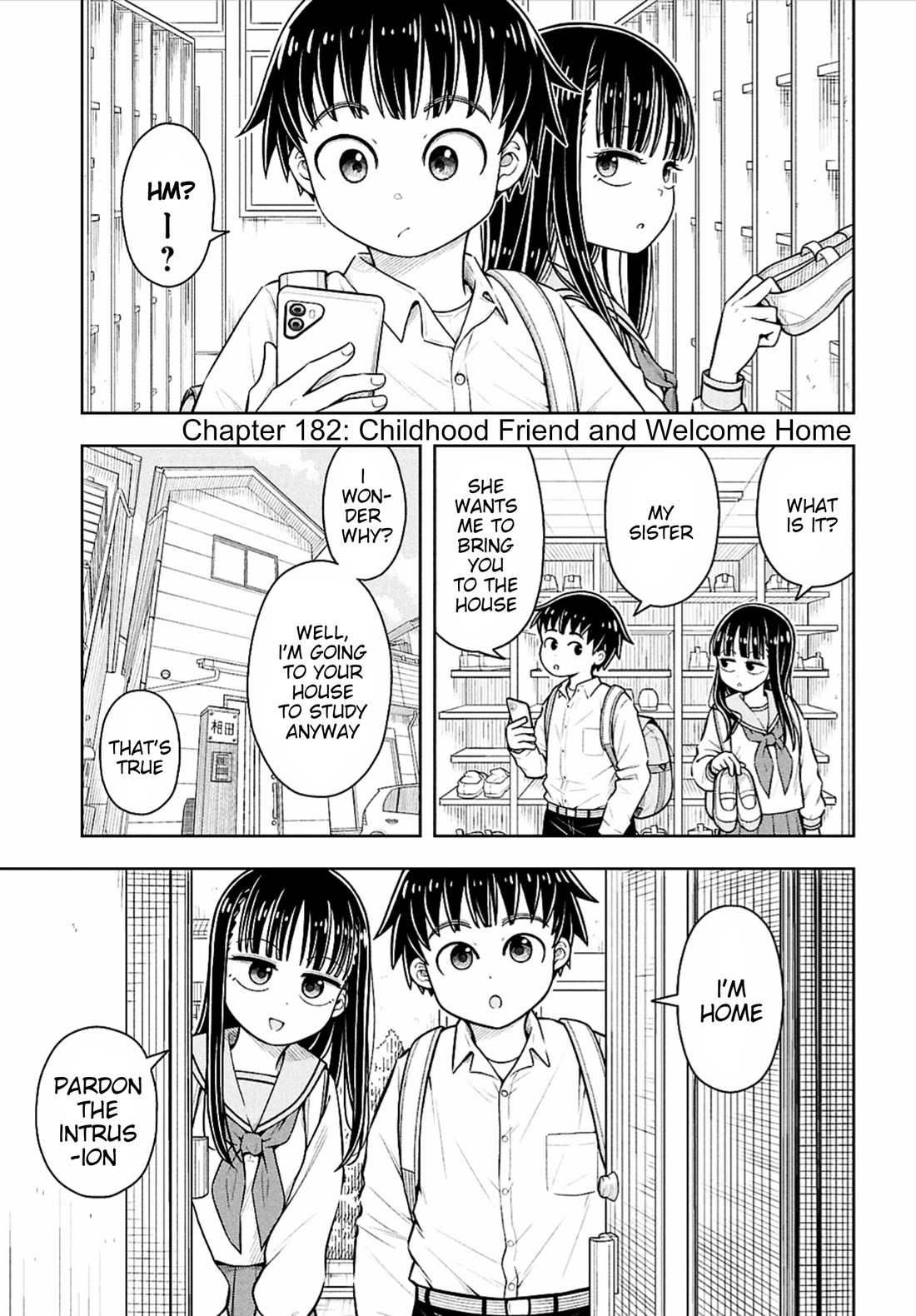 Starting Today She's My Childhood Friend Chapter 182 page 1 - Chapter 182: Childhood Friend and Welcome Home