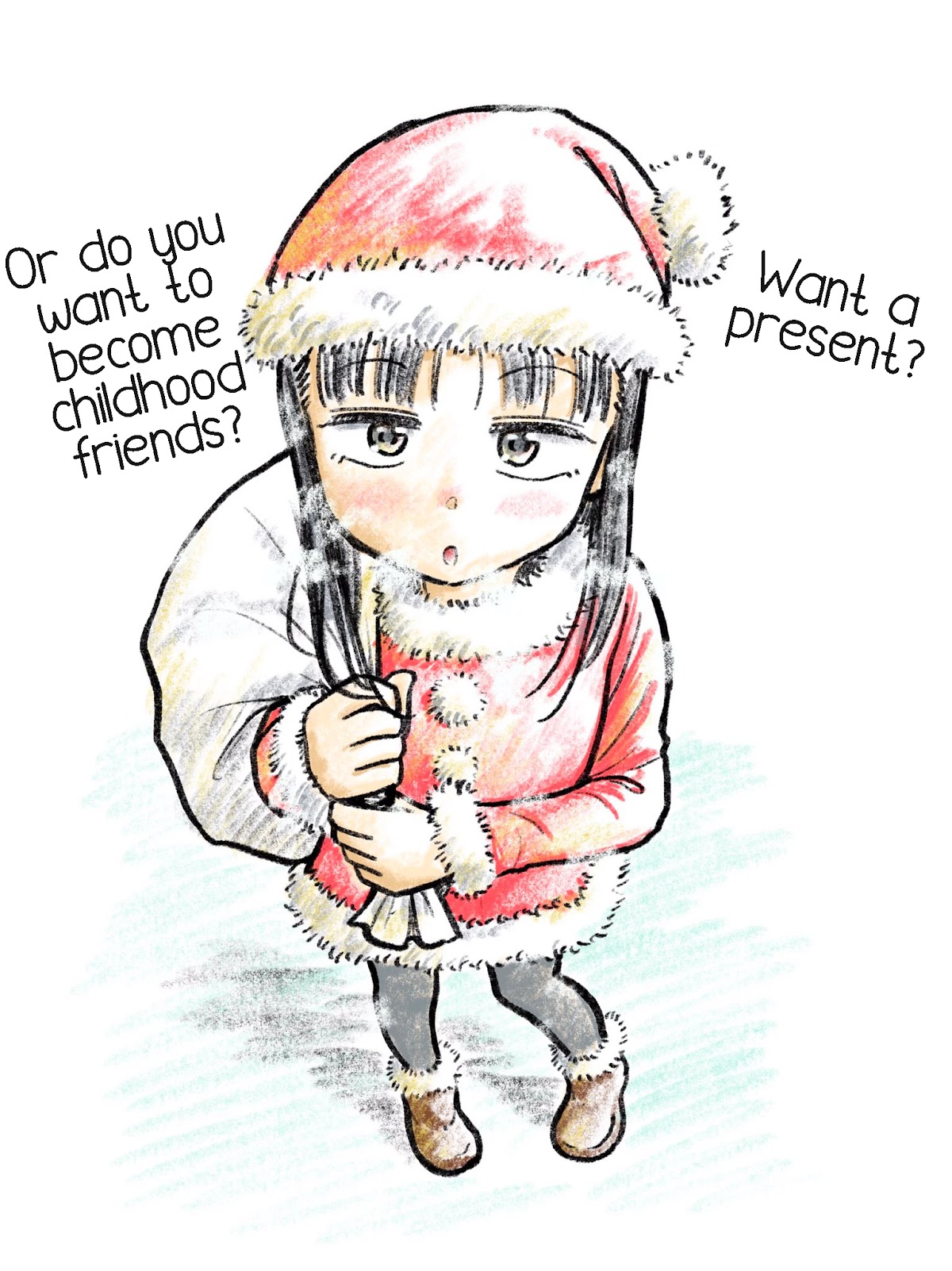 Starting Today She's My Childhood Friend Chapter 21.1 page 1 - Chapter 21.1: Christmas Extra