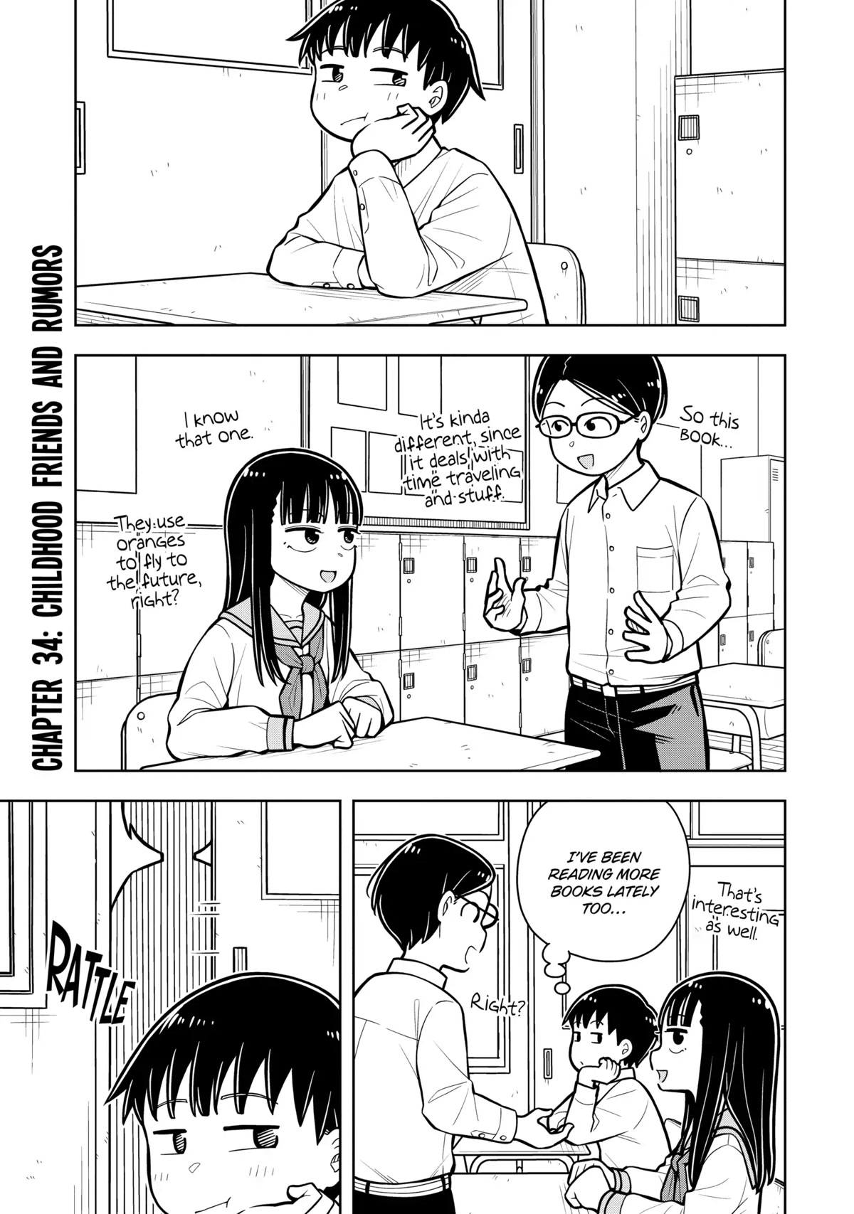 Starting Today She's My Childhood Friend Chapter 34 page 1 - Chapter 34: Childhood Friends and Rumours