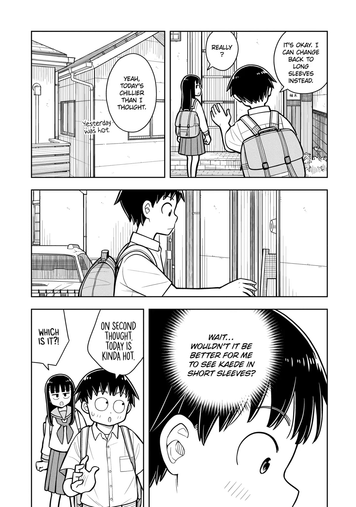 Starting Today She's My Childhood Friend Chapter 35 page 3 - Chapter 35: Childhood Friends and Changing Uniforms
