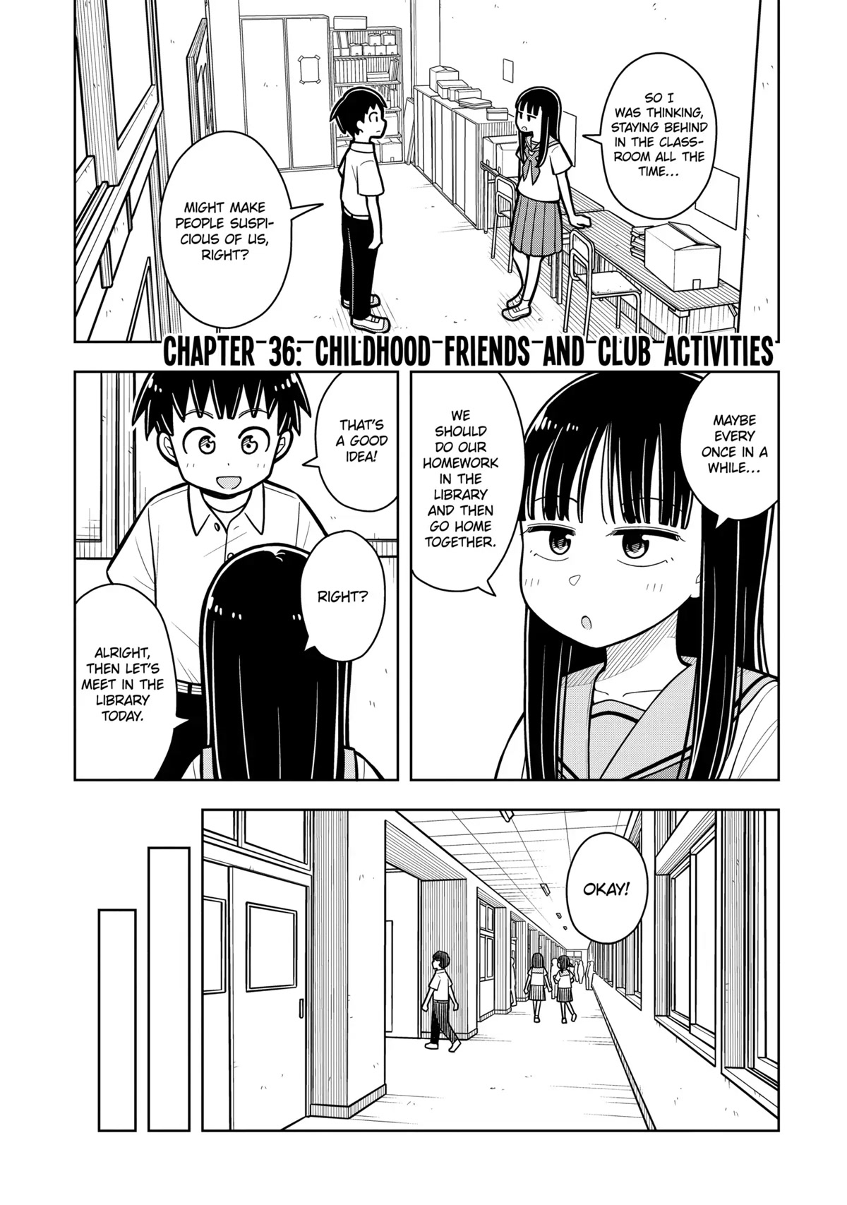Starting Today She's My Childhood Friend Chapter 36 page 1 - Chapter 36: Childhood Friends and Club Activities