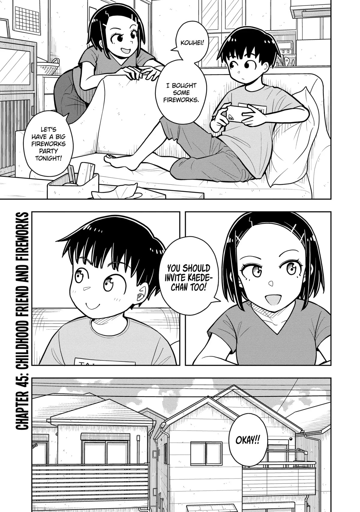 Starting Today She's My Childhood Friend Chapter 45 page 1 - Chapter 45: Childhood Friend and Fireworks