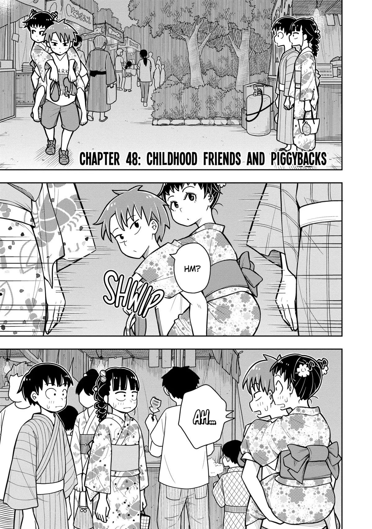 Starting Today She's My Childhood Friend Chapter 48 page 1 - Chapter 48: Childhood Friends and Piggybacks