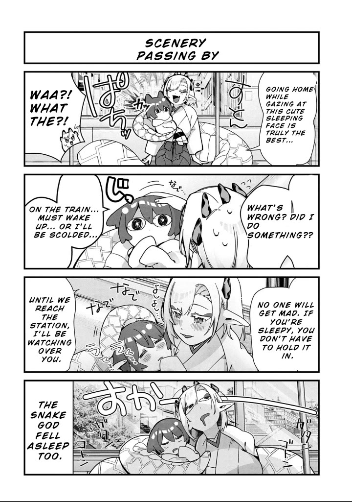 Starting Today, You are the Snake Goddess' Son Chapter 12 page 5 - Chapter 12: Something Something Until We Get Home!!