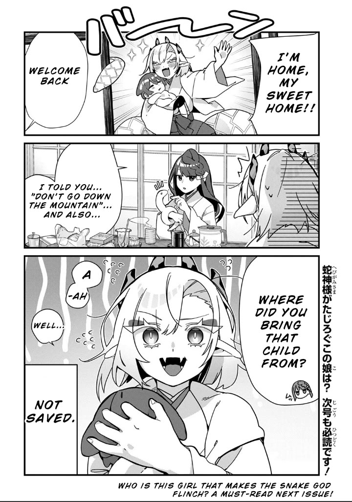 Starting Today, You are the Snake Goddess' Son Chapter 12 page 9 - Chapter 12: Something Something Until We Get Home!!