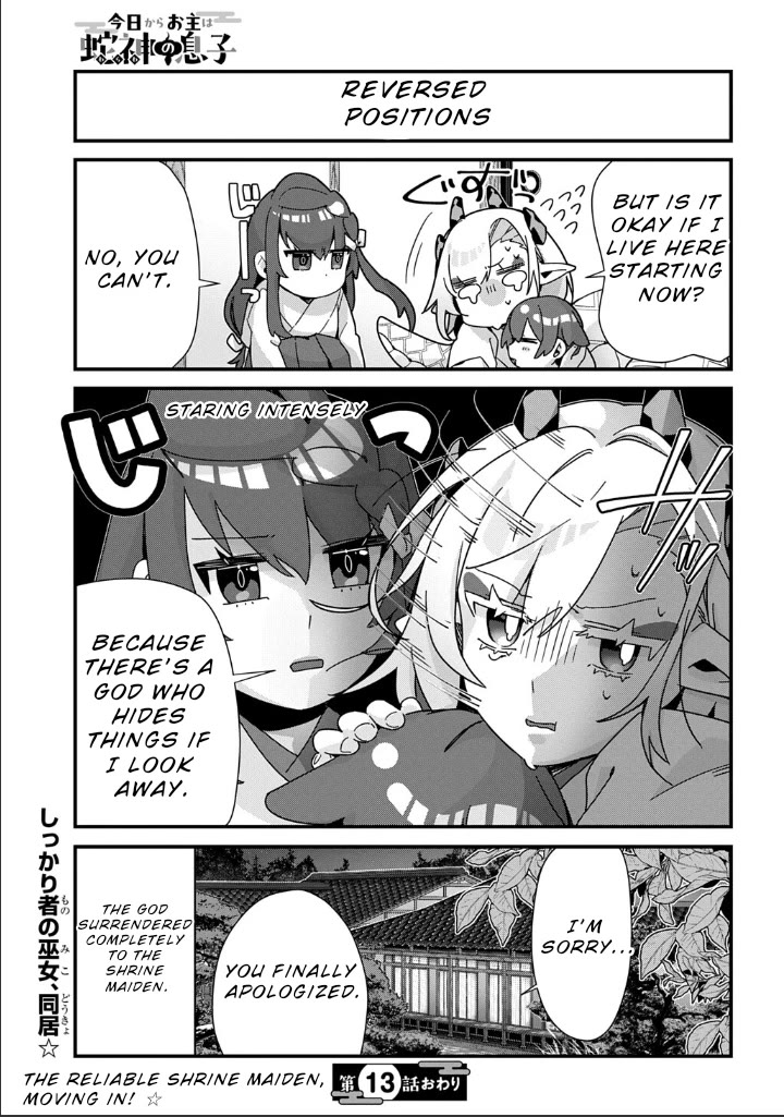 Starting Today, You are the Snake Goddess' Son Chapter 13 page 9 - Chapter 13: It's Musubi!!