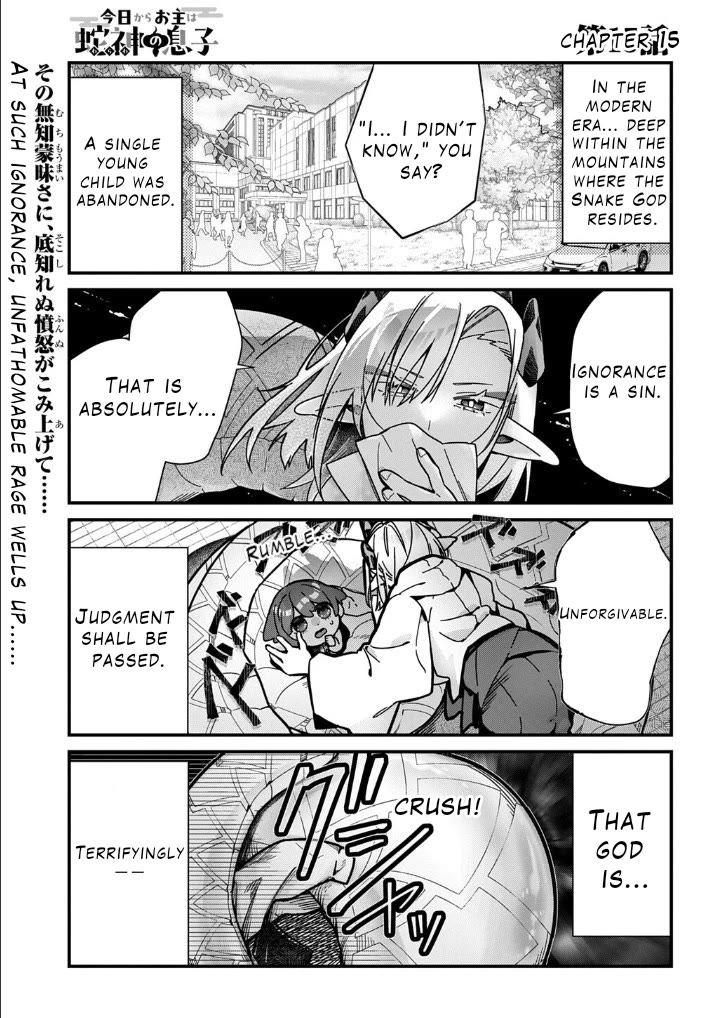 Starting Today, You are the Snake Goddess' Son Chapter 15 page 1 - Chapter 15: I'm Serious!!