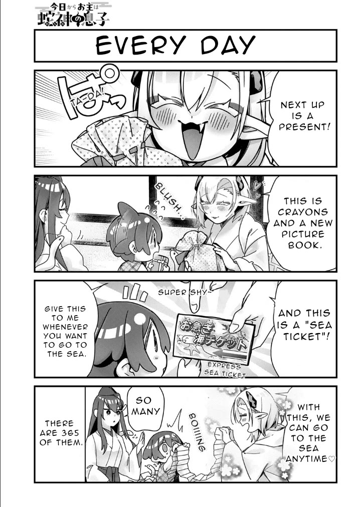 Starting Today, You are the Snake Goddess' Son Chapter 16 page 5 - Chapter 16: It's Birthday Time!!