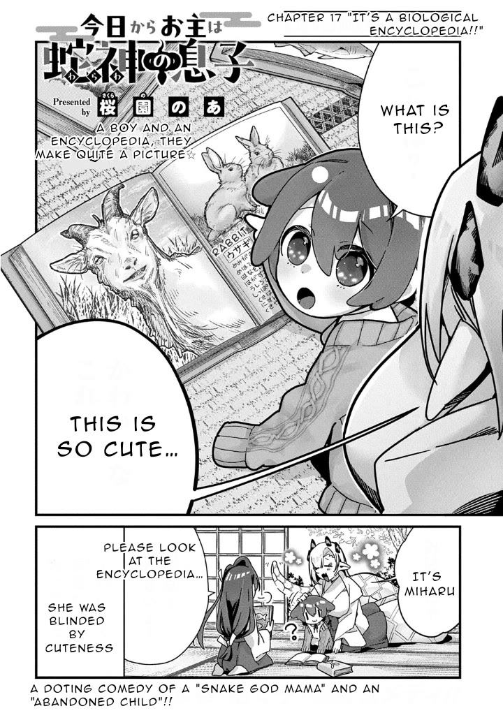 Starting Today, You are the Snake Goddess' Son Chapter 17 page 2 - Chapter 17: The Encyclopedia of Living Things!!