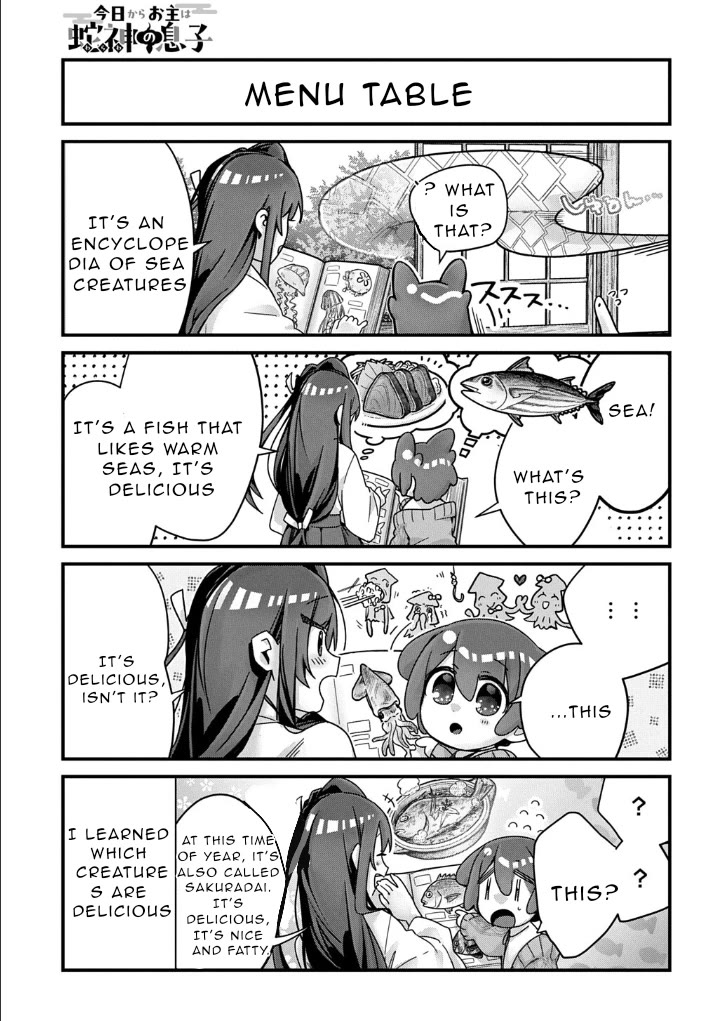 Starting Today, You are the Snake Goddess' Son Chapter 17 page 5 - Chapter 17: The Encyclopedia of Living Things!!