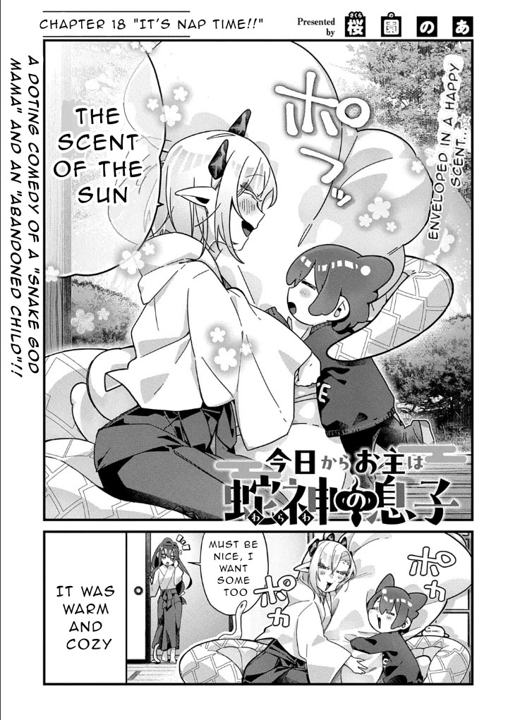 Starting Today, You are the Snake Goddess' Son Chapter 18 page 2 - Chapter 18: Nap Time!!