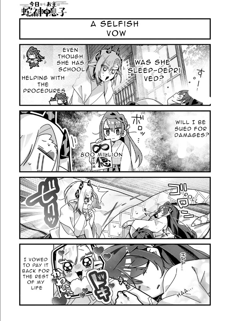 Starting Today, You are the Snake Goddess' Son Chapter 18 page 6 - Chapter 18: Nap Time!!
