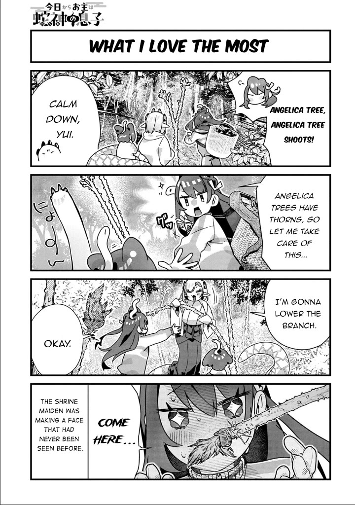 Starting Today, You are the Snake Goddess' Son Chapter 20 page 6 - Chapter 20: Time to Pick Mountain Vegetables!!