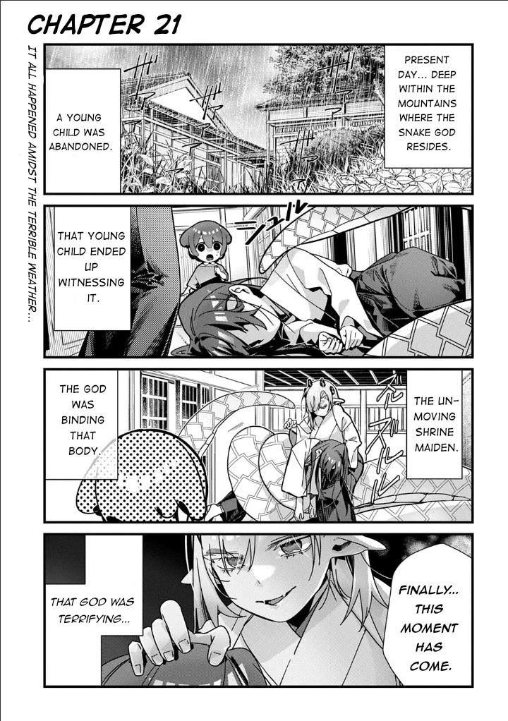 Starting Today, You are the Snake Goddess' Son Chapter 21 page 1 - Chapter 21: It's the atmospheric pressure...
