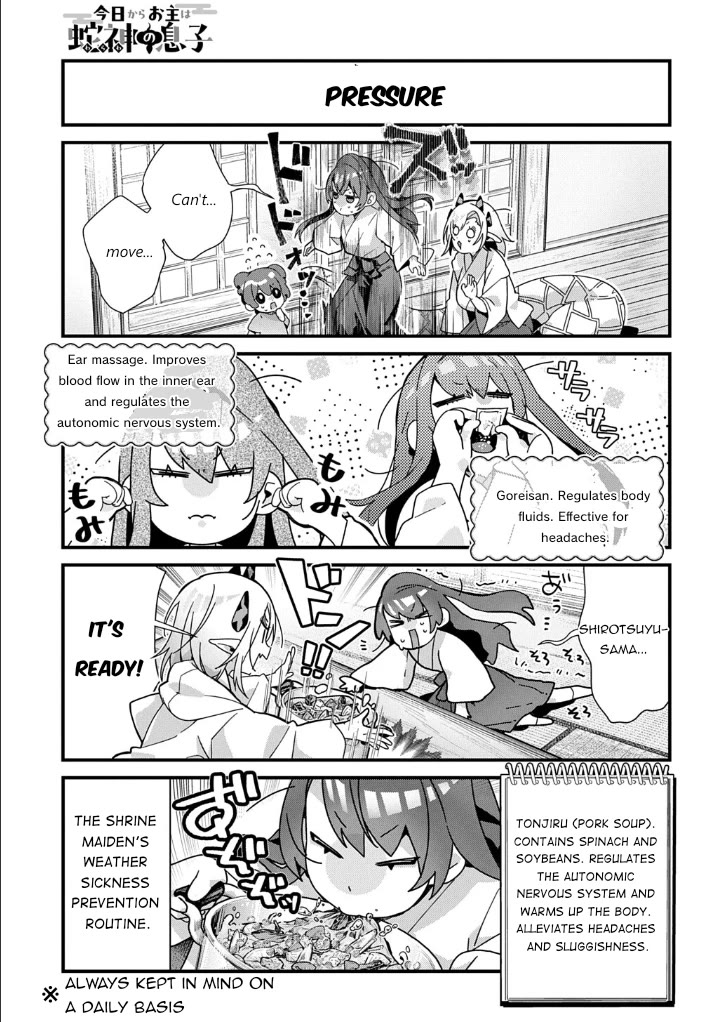 Starting Today, You are the Snake Goddess' Son Chapter 21 page 3 - Chapter 21: It's the atmospheric pressure...