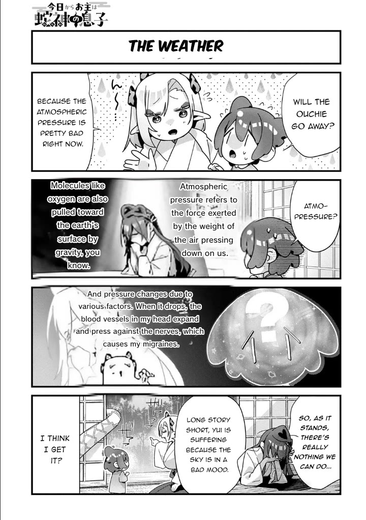 Starting Today, You are the Snake Goddess' Son Chapter 21 page 5 - Chapter 21: It's the atmospheric pressure...