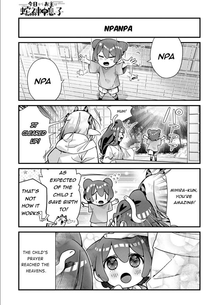 Starting Today, You are the Snake Goddess' Son Chapter 21 page 7 - Chapter 21: It's the atmospheric pressure...