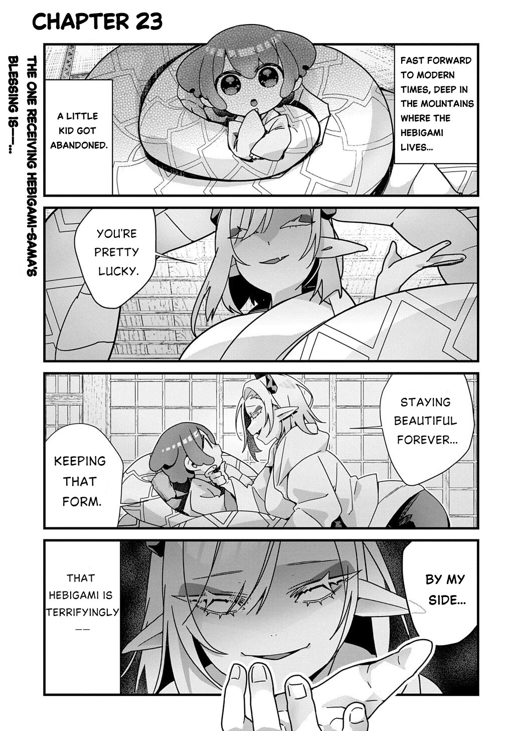 Starting Today, You are the Snake Goddess' Son Chapter 23 page 1 - Chapter 23: Time to make pressed flowers!!