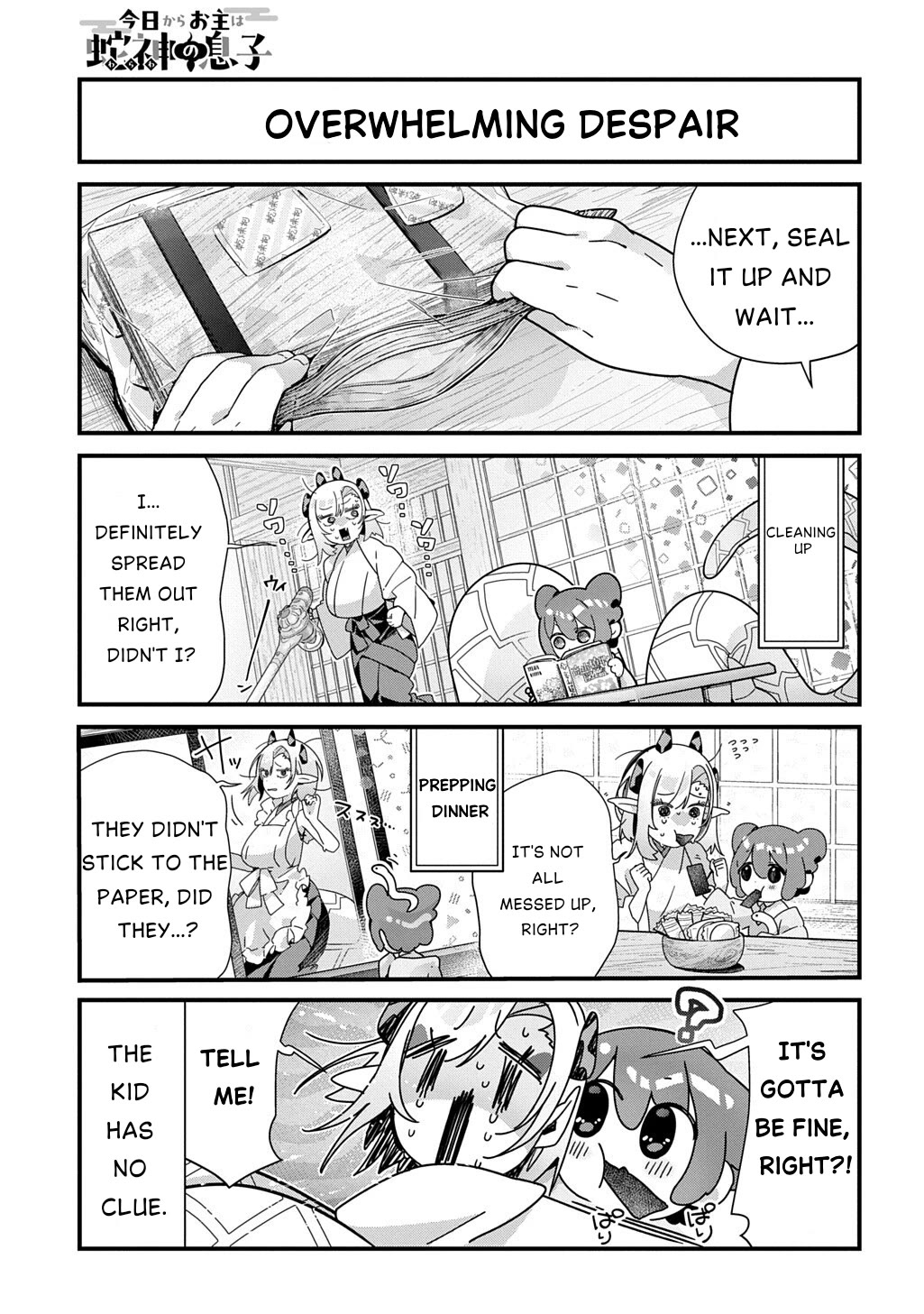 Starting Today, You are the Snake Goddess' Son Chapter 23 page 5 - Chapter 23: Time to make pressed flowers!!