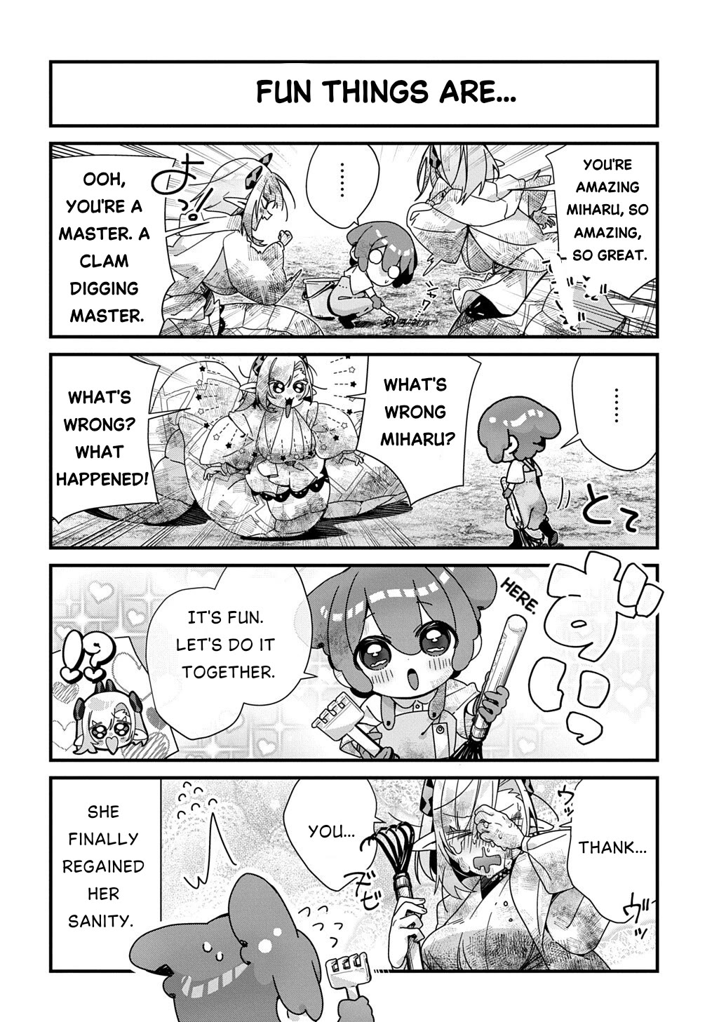 Starting Today, You are the Snake Goddess' Son Chapter 25 page 6 - Chapter 25: Clam Digging Time!!