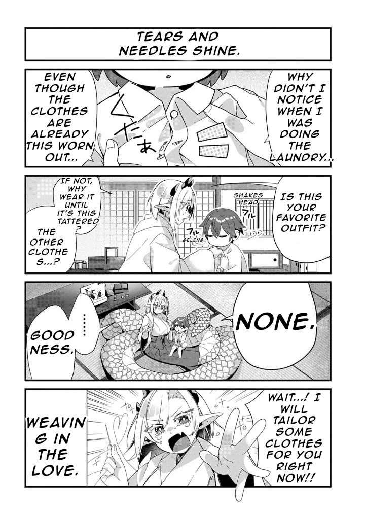 Starting Today, You are the Snake Goddess' Son Chapter 4 page 4 - Chapter 4: Off to the Tailor!!