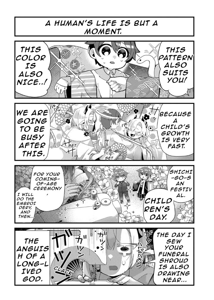 Starting Today, You are the Snake Goddess' Son Chapter 4 page 6 - Chapter 4: Off to the Tailor!!