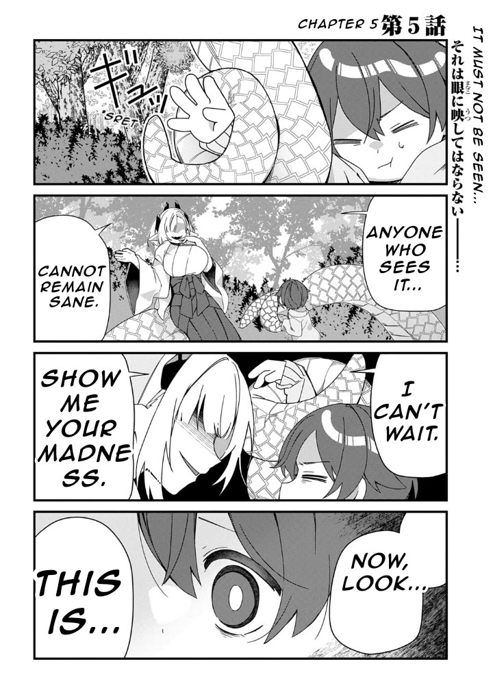 Starting Today, You are the Snake Goddess' Son Chapter 5 page 1 - Chapter 5: To the Park!!