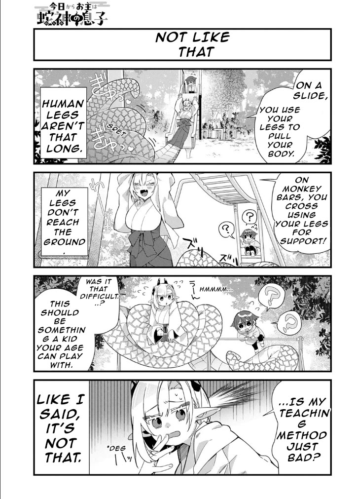 Starting Today, You are the Snake Goddess' Son Chapter 5 page 6 - Chapter 5: To the Park!!