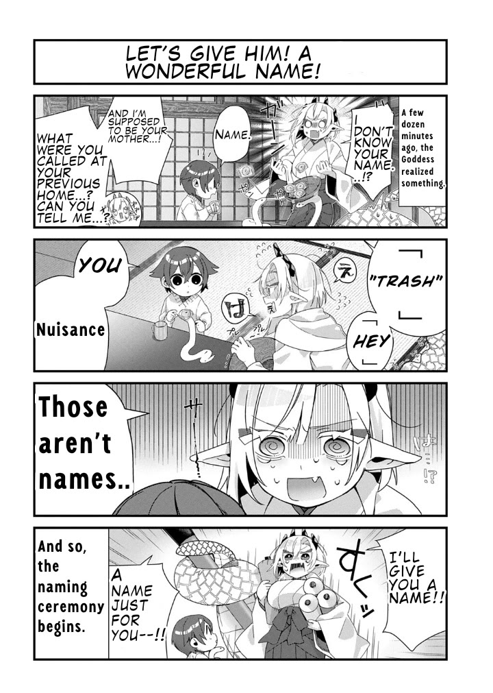 Starting Today, You are the Snake Goddess' Son Chapter 6 page 3 - Chapter 6: The Naming Ceremony!!