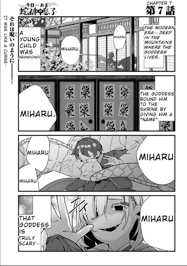 Starting Today, You are the Snake Goddess' Son Chapter 7 page 1 - Chapter 7: TV Rivals!!