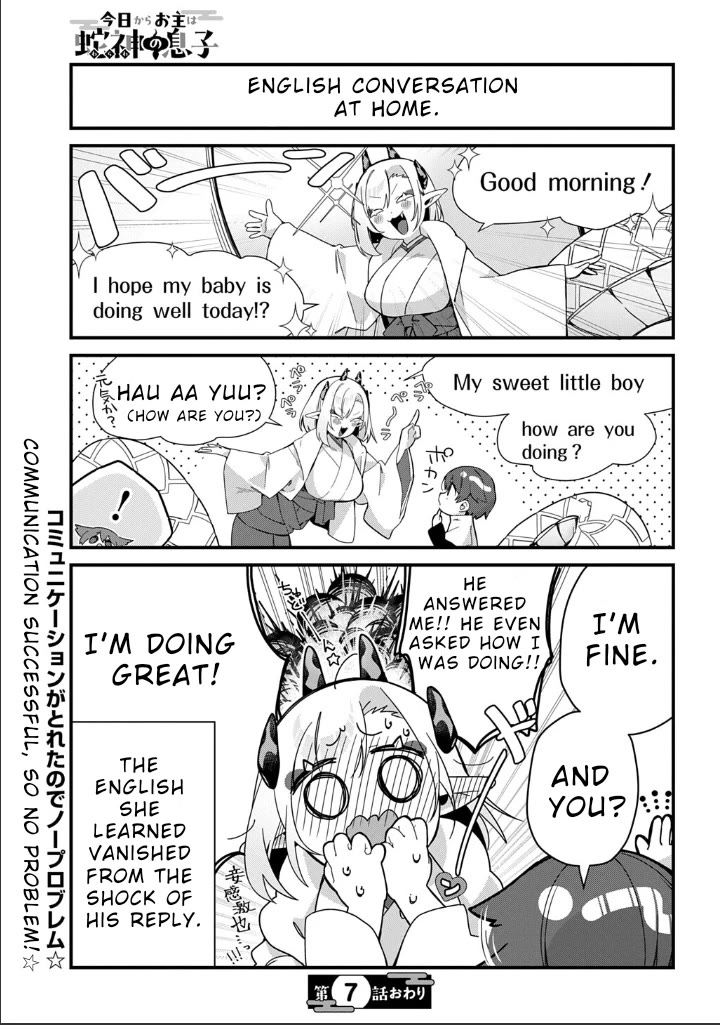 Starting Today, You are the Snake Goddess' Son Chapter 7 page 9 - Chapter 7: TV Rivals!!