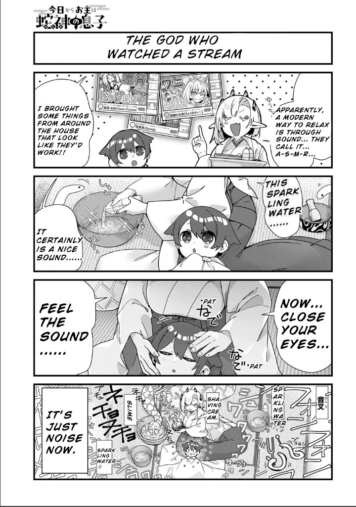 Starting Today, You are the Snake Goddess' Son Chapter 8 page 6 - Chapter 8: Bedtime Story!!