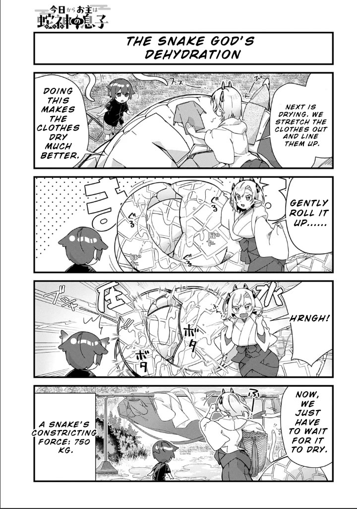 Starting Today, You are the Snake Goddess' Son Chapter 9 page 6 - Chapter 9: Doing the Laundry!!