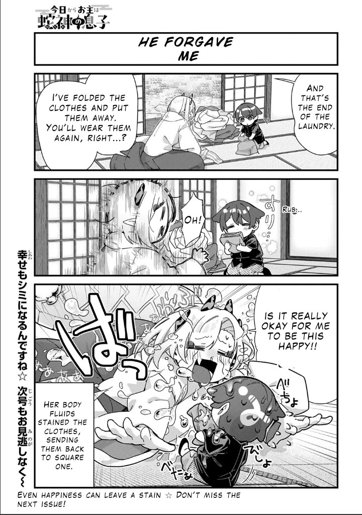 Starting Today, You are the Snake Goddess' Son Chapter 9 page 8 - Chapter 9: Doing the Laundry!!