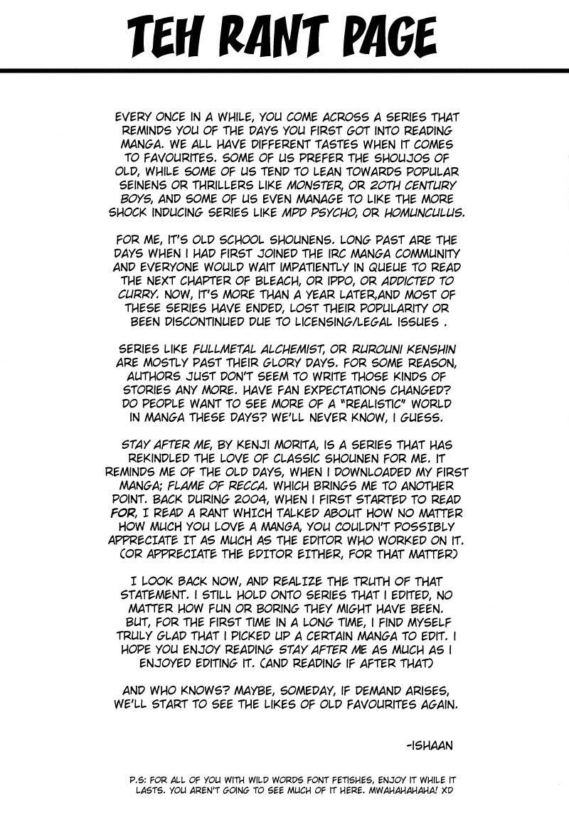 Stay After Me Chapter 1 page 3 - Chapter 1: The girl that willl destroy the world