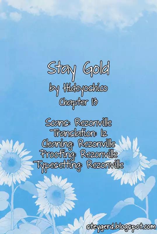 Stay Gold (Hideyoshico) Chapter 13 page 1 - Chapter 13