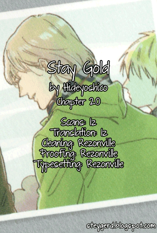 Stay Gold (Hideyoshico) Chapter 20 page 1 - Chapter 20