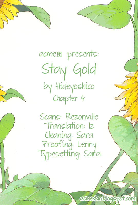 Stay Gold (Hideyoshico) Chapter 4 page 1 - Chapter 4
