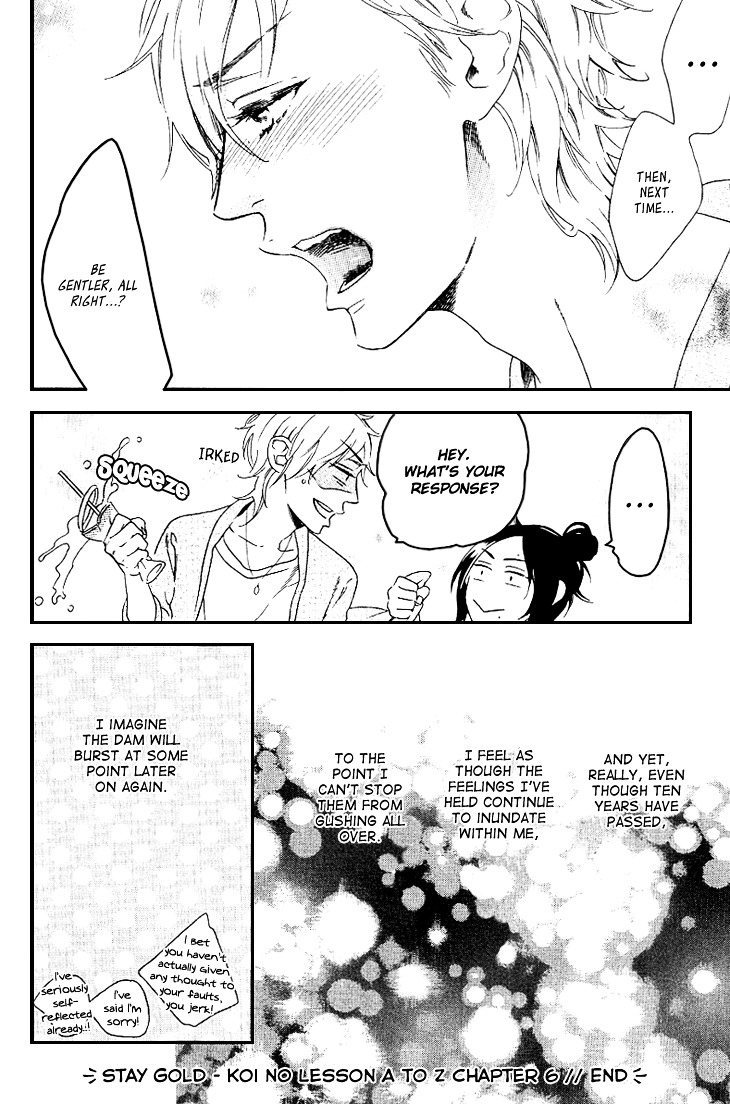 Stay Gold - Koi no Lesson A to Z Chapter 6 page 14 - Chapter 6 : Kamu (I'll Bite)