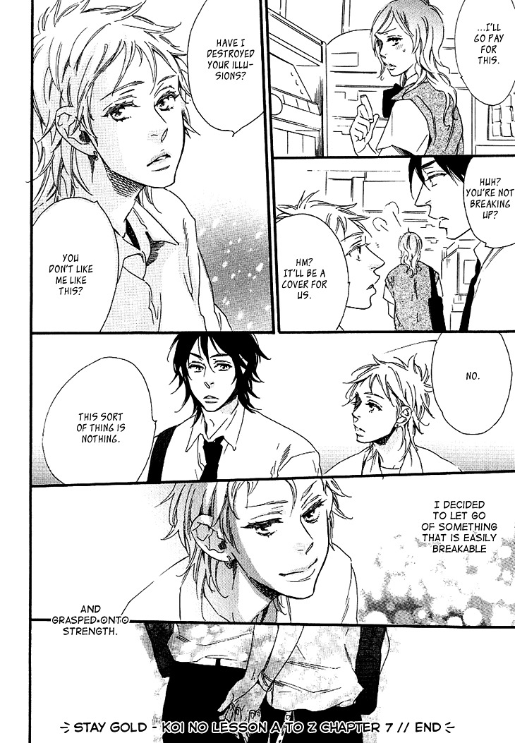 Stay Gold - Koi no Lesson A to Z Chapter 7 page 29 - Chapter 7 : Slave of Love