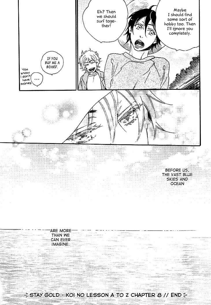 Stay Gold - Koi no Lesson A to Z Chapter 8 page 32 - Chapter 8