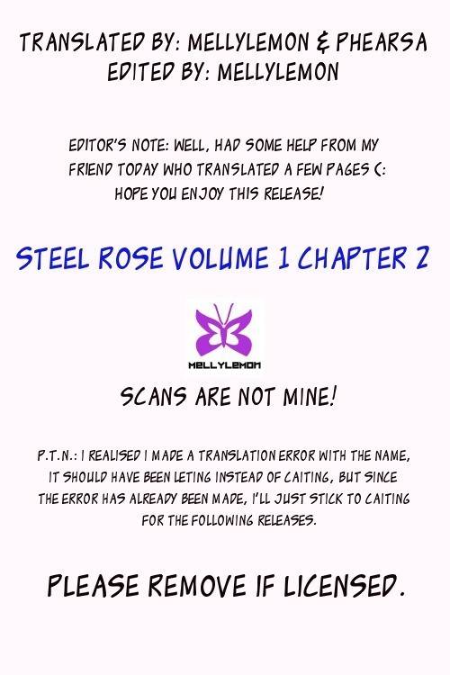 Steel Rose Chapter 2 page 1 - Chapter 2