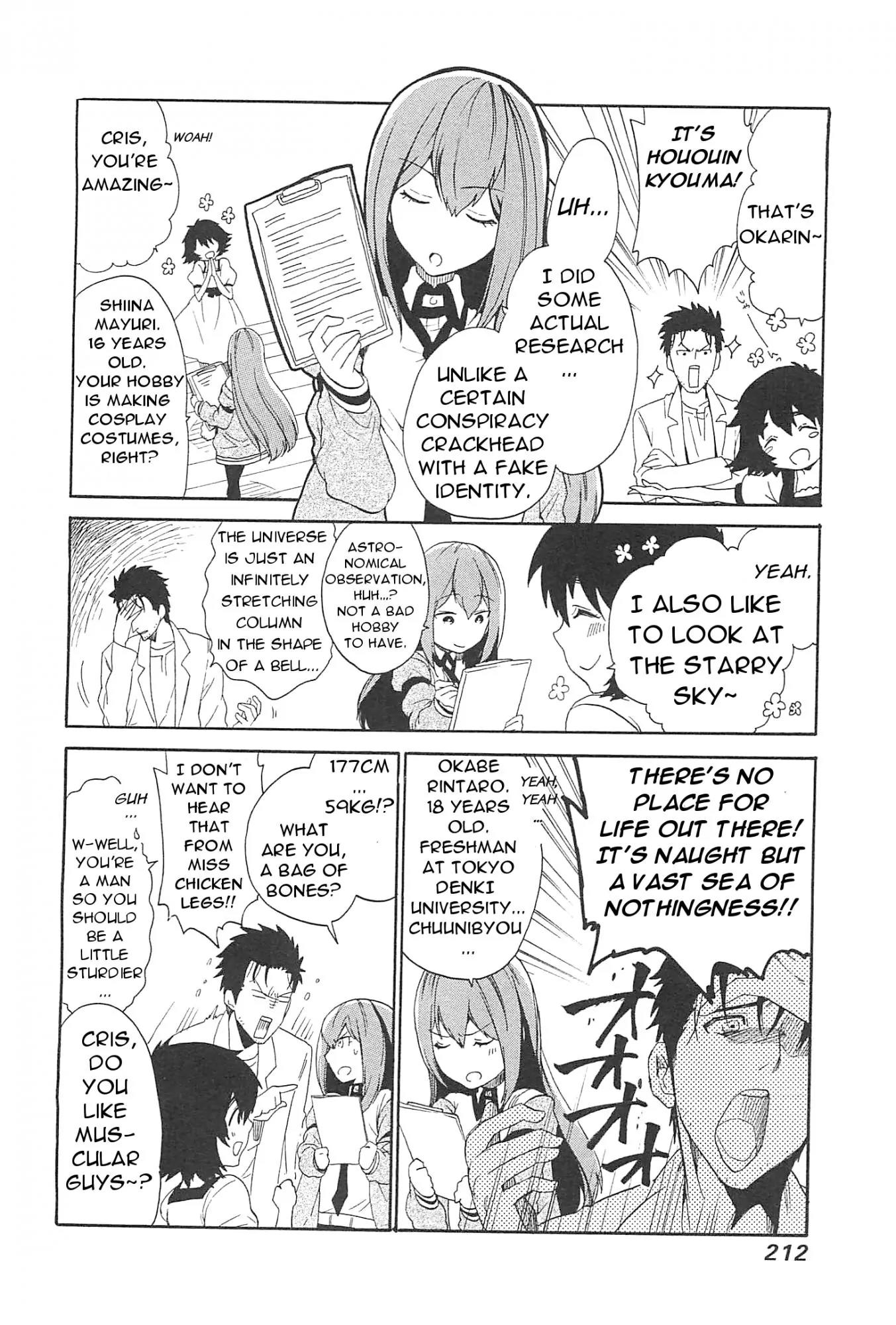 Steins;Gate - Aishin Meizu no Babel Chapter 4.5 page 3 - Chapter 4.5