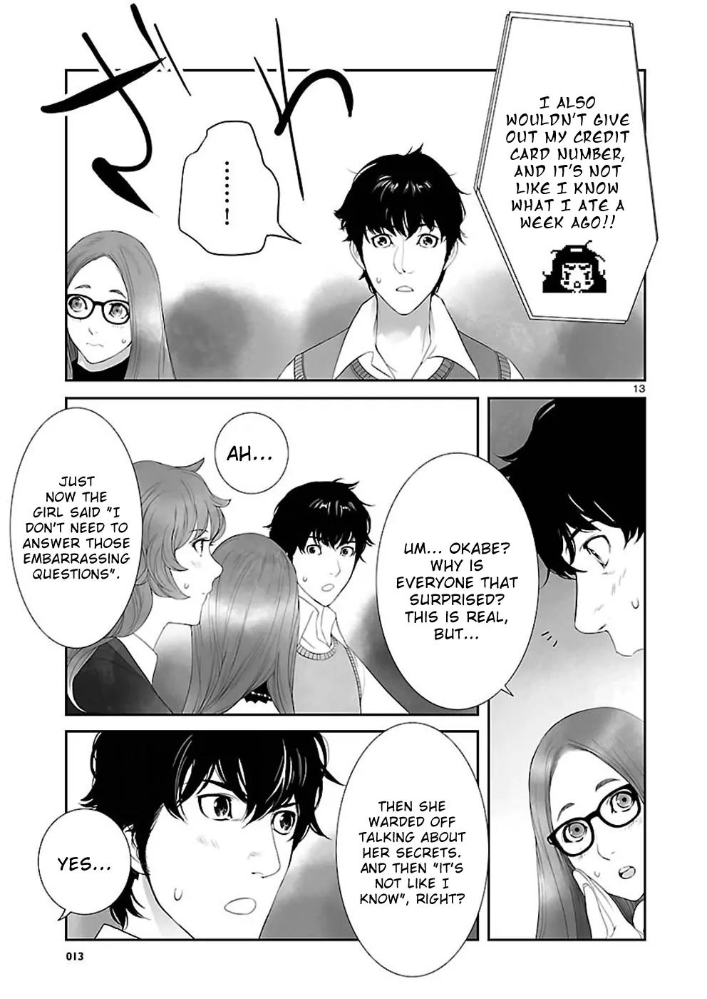 Steins;Gate - Heiji Kyokusen no Epigraph Chapter 4 page 13 - Chapter 4: Valley of Hinnom - 1