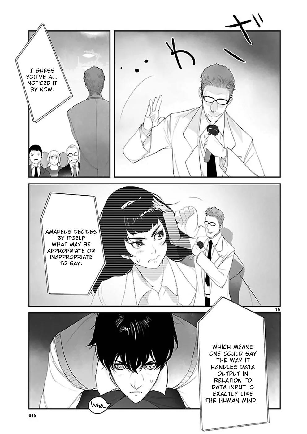 Steins;Gate - Heiji Kyokusen no Epigraph Chapter 4 page 15 - Chapter 4: Valley of Hinnom - 1
