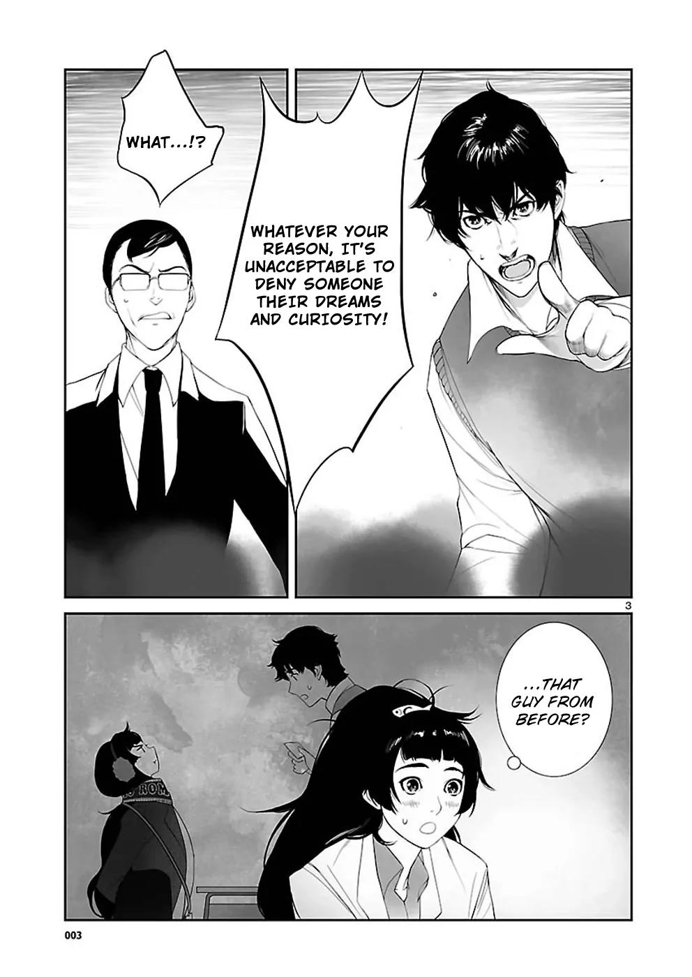 Steins;Gate - Heiji Kyokusen no Epigraph Chapter 4 page 3 - Chapter 4: Valley of Hinnom - 1