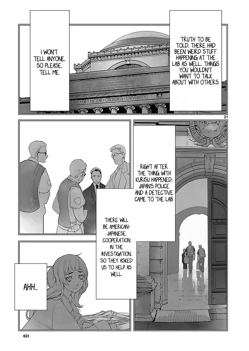 Steins;Gate - Heiji Kyokusen no Epigraph Chapter 5 page 21 - Chapter 5: Valley of Hinnom - 2