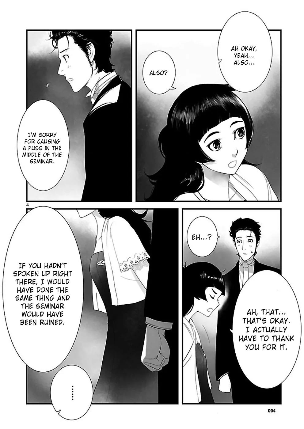 Steins;Gate - Heiji Kyokusen no Epigraph Chapter 5 page 4 - Chapter 5: Valley of Hinnom - 2