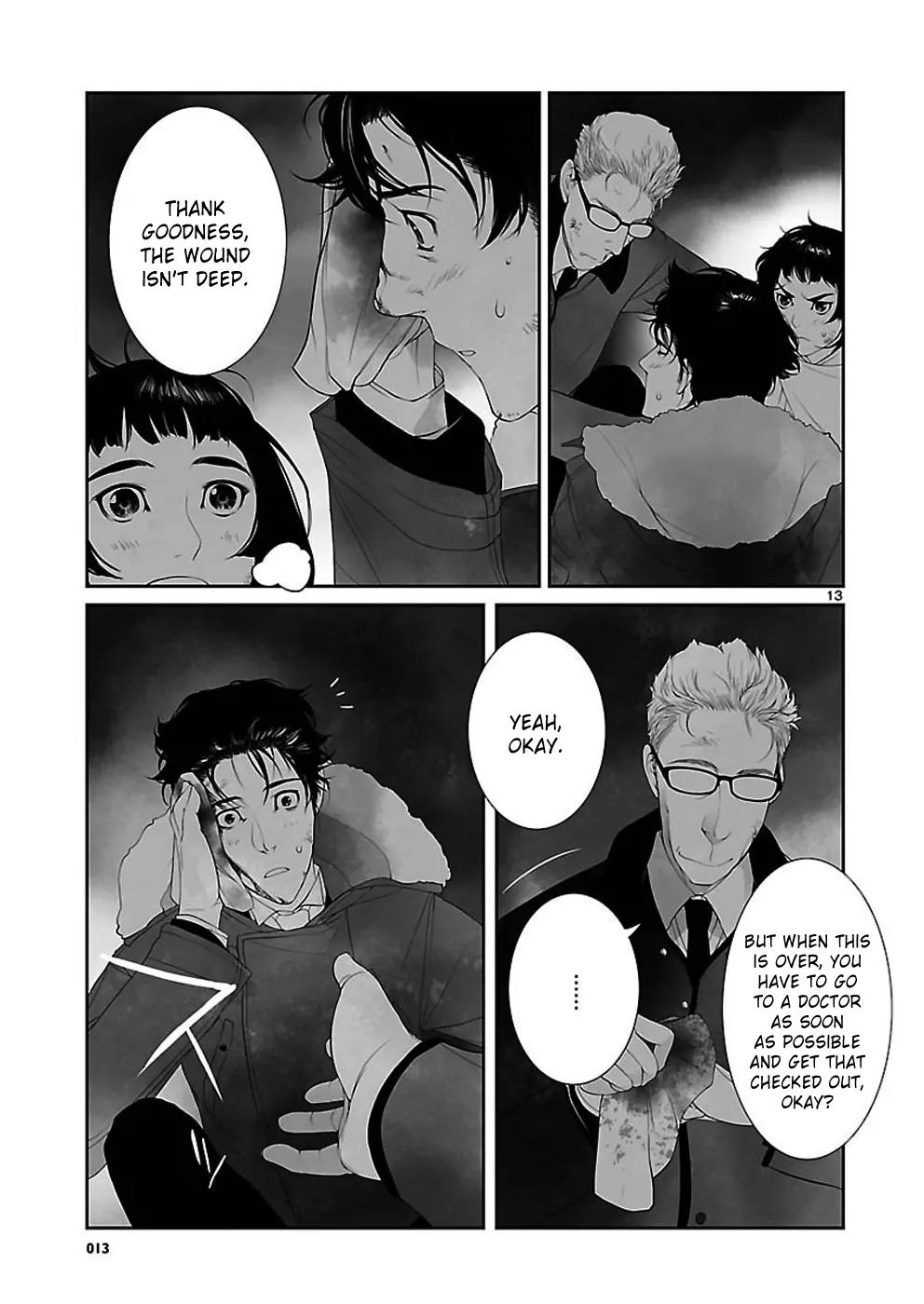 Steins;Gate - Heiji Kyokusen no Epigraph Chapter 7 page 13 - Chapter 7: Valley of Hinnom - 4 [End]